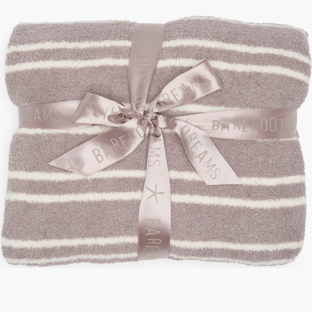 Barefoot Dreams Soft Striped Throw
